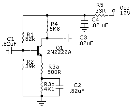 amplifier using emitter feedback