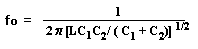 formula - colpitts oscillator